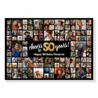 50e anniversaire Black Gold 100 Photo Collage
