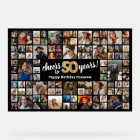 50e anniversaire Black Gold 100 Photo Collage