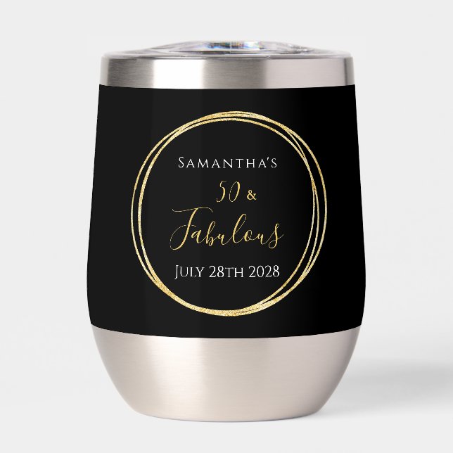 50e anniversaire Black Gold personnalisé (Avant)