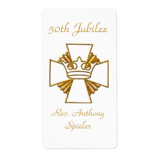 50e anniversaire de l'Ordination du prêtre du Jubi (Devant)