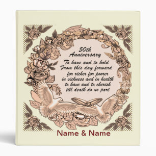 50e anniversaire de mariage classeur