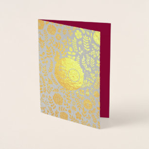 50e Anniversaire de Mariage d'or Cartes de voeux