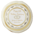 50e anniversaire de Mariage Gold et White