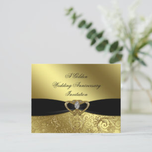 50e anniversaire du Mariage Carte d'invitation