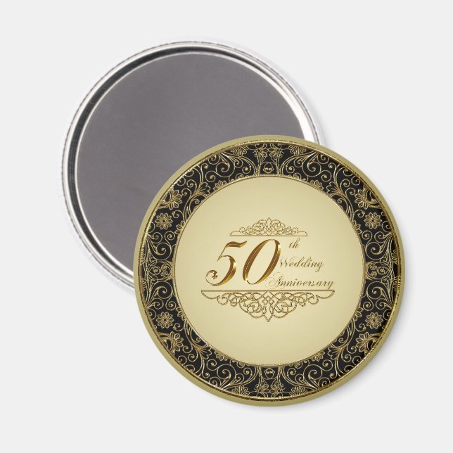 50e anniversaire du Mariage Magnet (Recto/Verso)