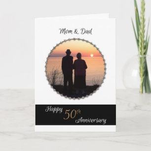 50e anniversaire du Mariage pour la carte papa et 