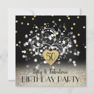50e anniversaire invitation