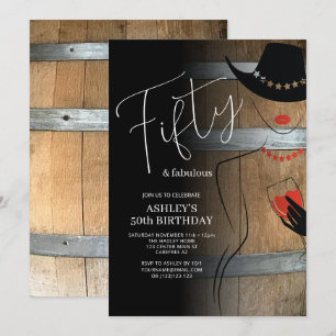 50e anniversaire Invitation pour les femmes