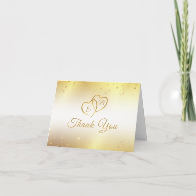 50e Anniversaire Monogram Hearts Gold Merci (Devant)