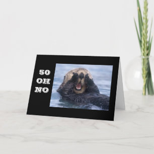 **50e** CARTE D'ANNIVERSAIRE HUMOREUSE