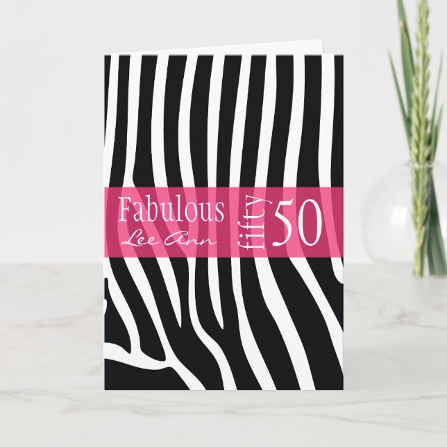 50e carte d'anniversaire pour les baby-boomers (Devant)