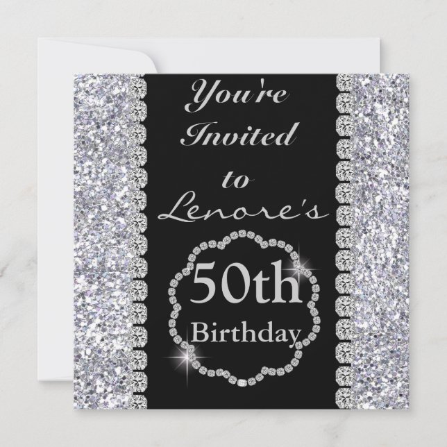 50e Invitation à la fête d'anniversaire de BLING (Devant)