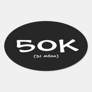 50K (31 miles) Sticker
