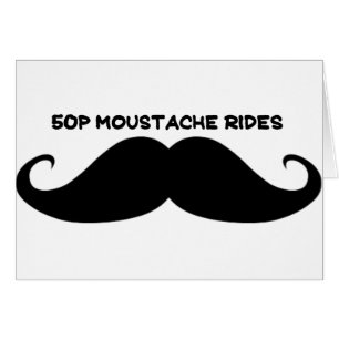 50p Mustache Rides