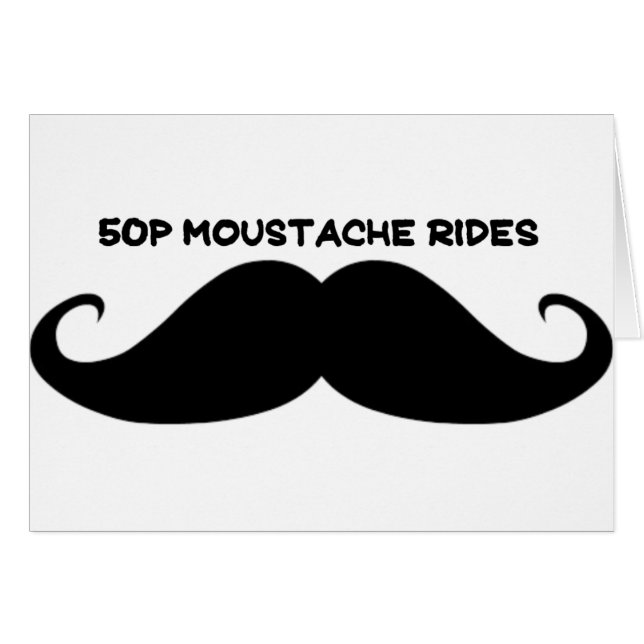 50p Mustache Rides (Devant horizontal)
