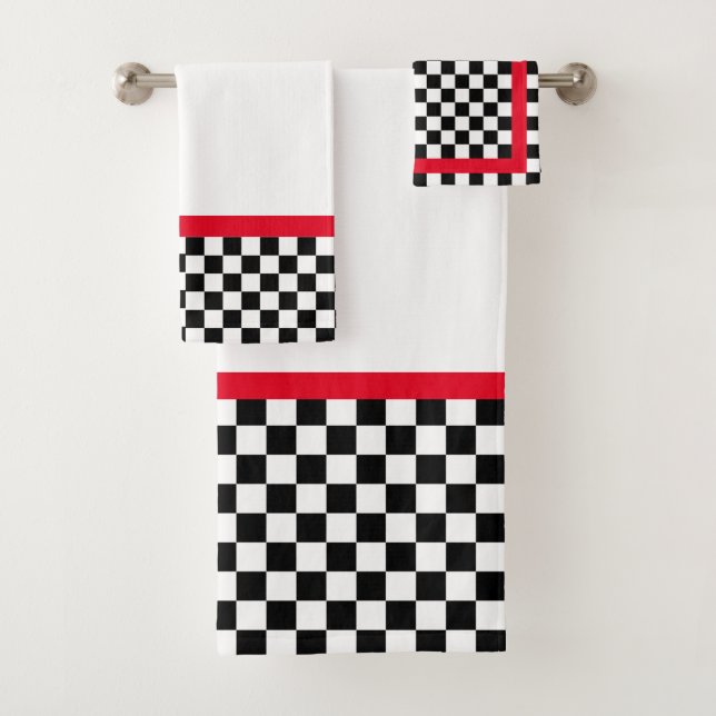 50's Diner Bath Towel Set (Insitu)