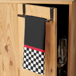 50's diner kitchen towel