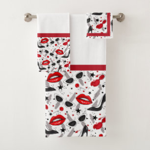 50's Glam Bath Towel Set