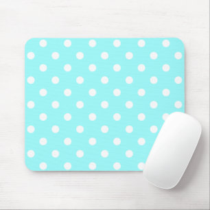 50's Green Coloured Mousepad With Polka Dots