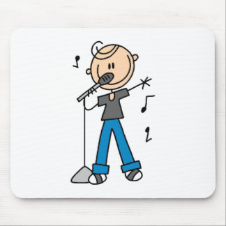 50s Male Singer Stick figure t-shirts and Gifts Mouse Pad
