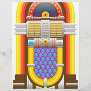 50s old fashioned jukebox