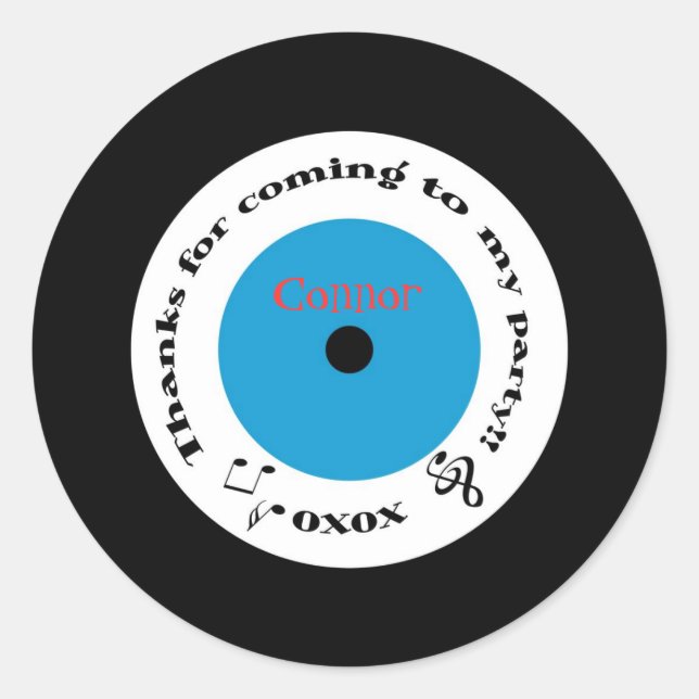 50's Record Sticker (Front)