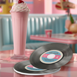 50's Record Style Paper Plate
