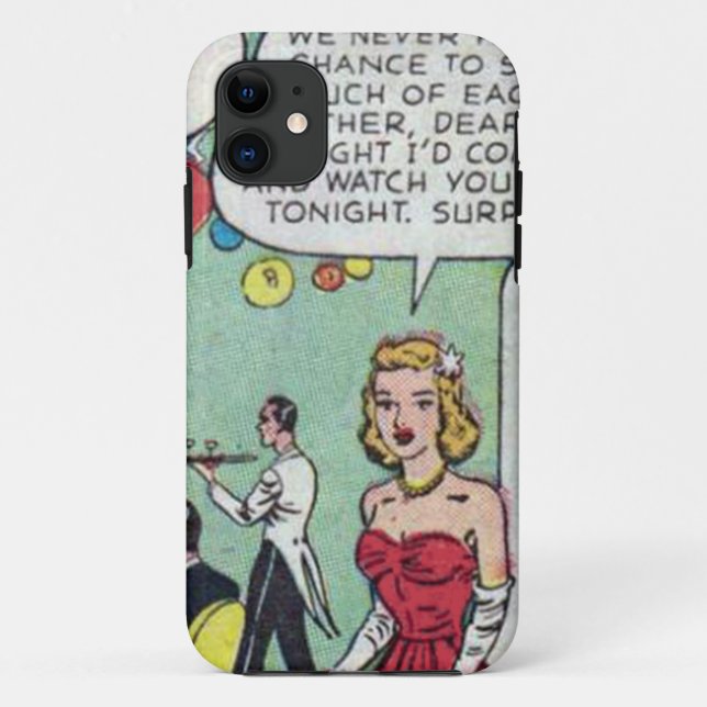 50s Romantic Comic Case-Mate iPhone Case (Back)