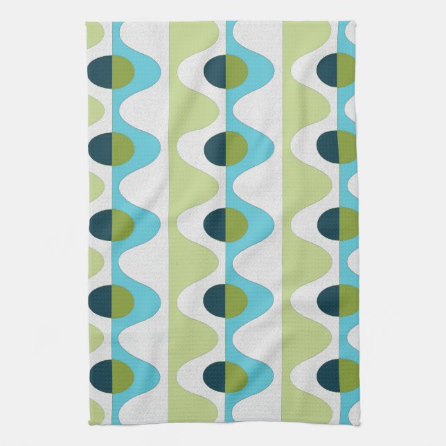 50s Style Retro Tea Towel Set (3) (Vertical)