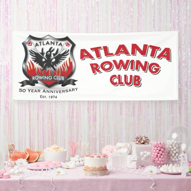 50th Anniversary 2.5' x 6' Vinyl Banner (Party)