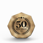 50th Anniversary Business Logo Gold