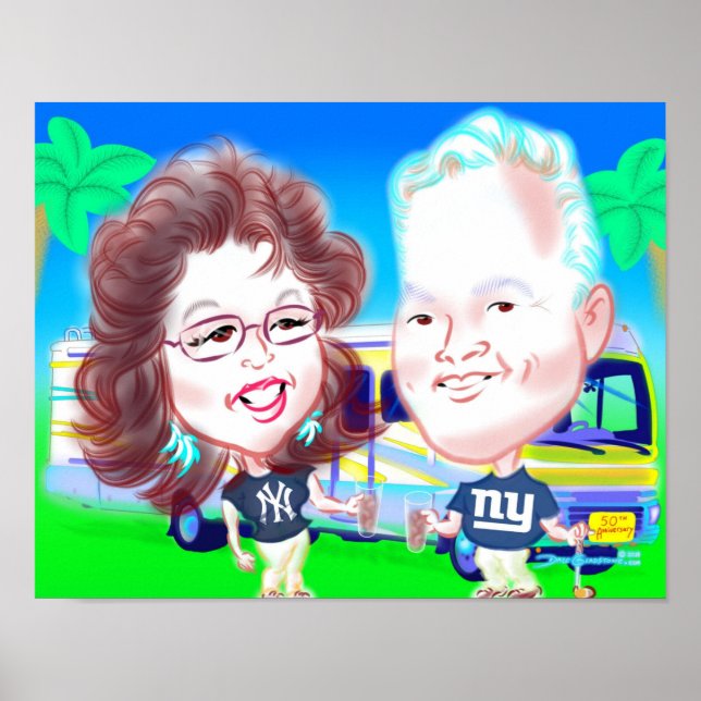 50th Anniversary Caricature Poster (Front)