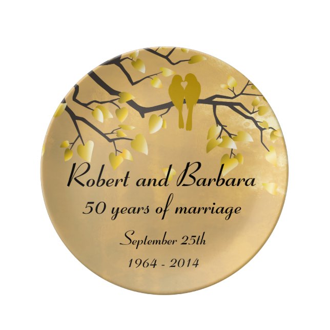 50th Anniversary Celebration Plate (Front)