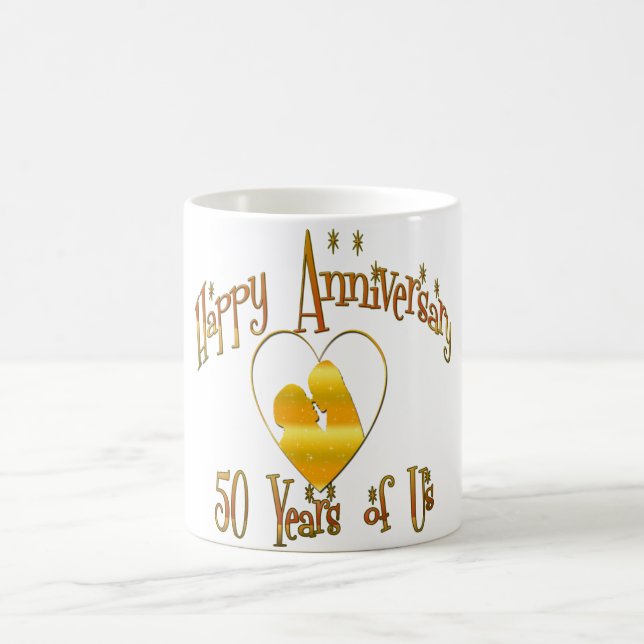 50th. Anniversary Coffee Mug (Center)