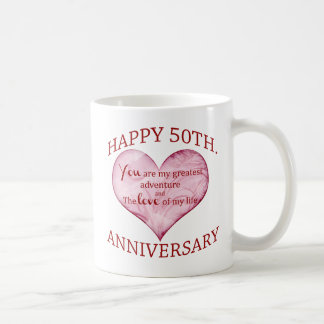 50th. Anniversary Coffee Mug