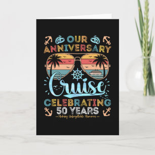 50th Anniversary Cruise Celebrating 50 Years Coupl Card