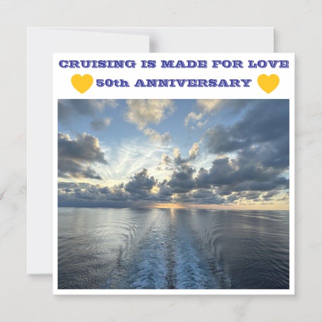 50th ANNIVERSARY CRUISE DOOR MAGNET (Recto)