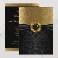 50th Anniversary Damask Design