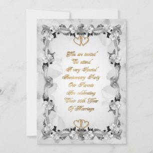 50th Anniversary for parents invitation