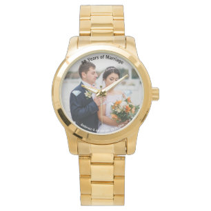 50th Anniversary Gifts   Golden Jubilee Photo Watch