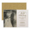 50th Anniversary Gold Heart Confetti Wedding Photo