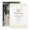50th Anniversary Gold Hearts Photo Save the Date