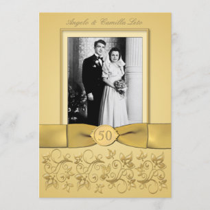 50th Anniversary Gold Invite