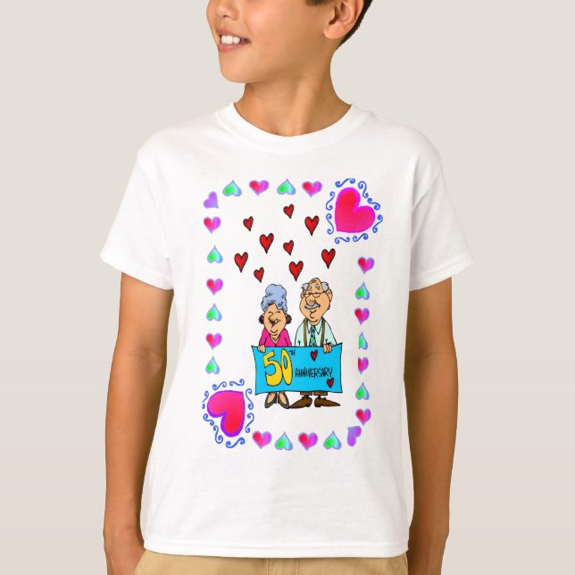 50th Anniversary - Gold T-Shirt (Front)