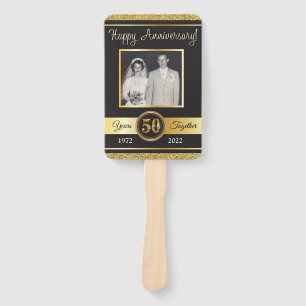 50th anniversary hand fan