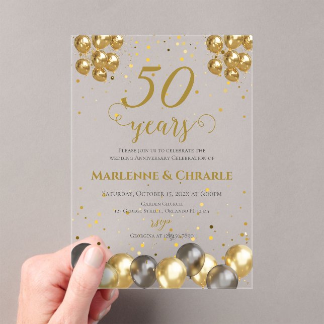 50th anniversary invitation (Insitu (Handheld))