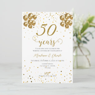 50th anniversary invitation