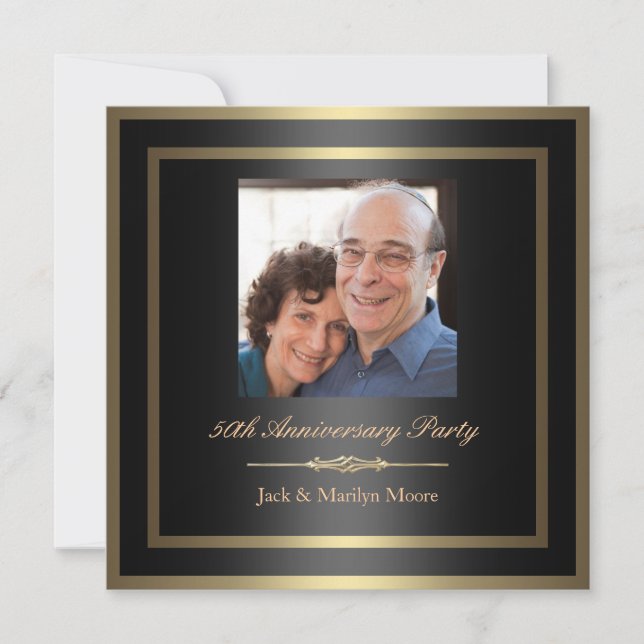 50th Anniversary Invitation - Photo (Front)