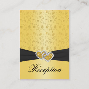 50th Anniversary Joined Hearts II Reception Card