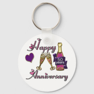 50th. Anniversary Keychain